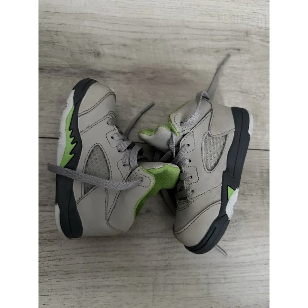Jordan 5 Green Bean Toddler Size 6c DQ3736-003‎ Air Jordan Retro Baby Infant